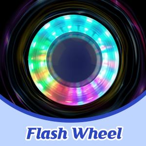 Ankle Skip Ball for Kids - New Upgrades Foldable Flash Wheel Skip It Ball, Outdoor Game Toys for Kids & Adults