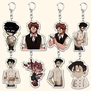 Popular Game Dead Plate Keychains for Accessories Bag Vincent Charbonneau Rody Lamoree Keyrings Jewelry Fans Friends Gamer Gifts