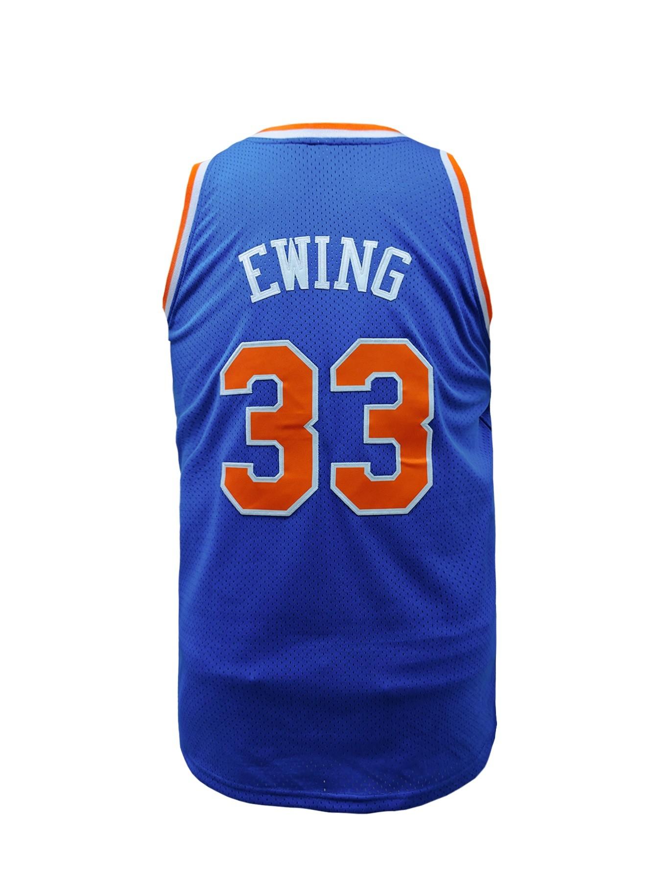 Men's Classic 90s New York #33 Vintage Basketball Jersey | Embroidered Mesh Retro Jersey