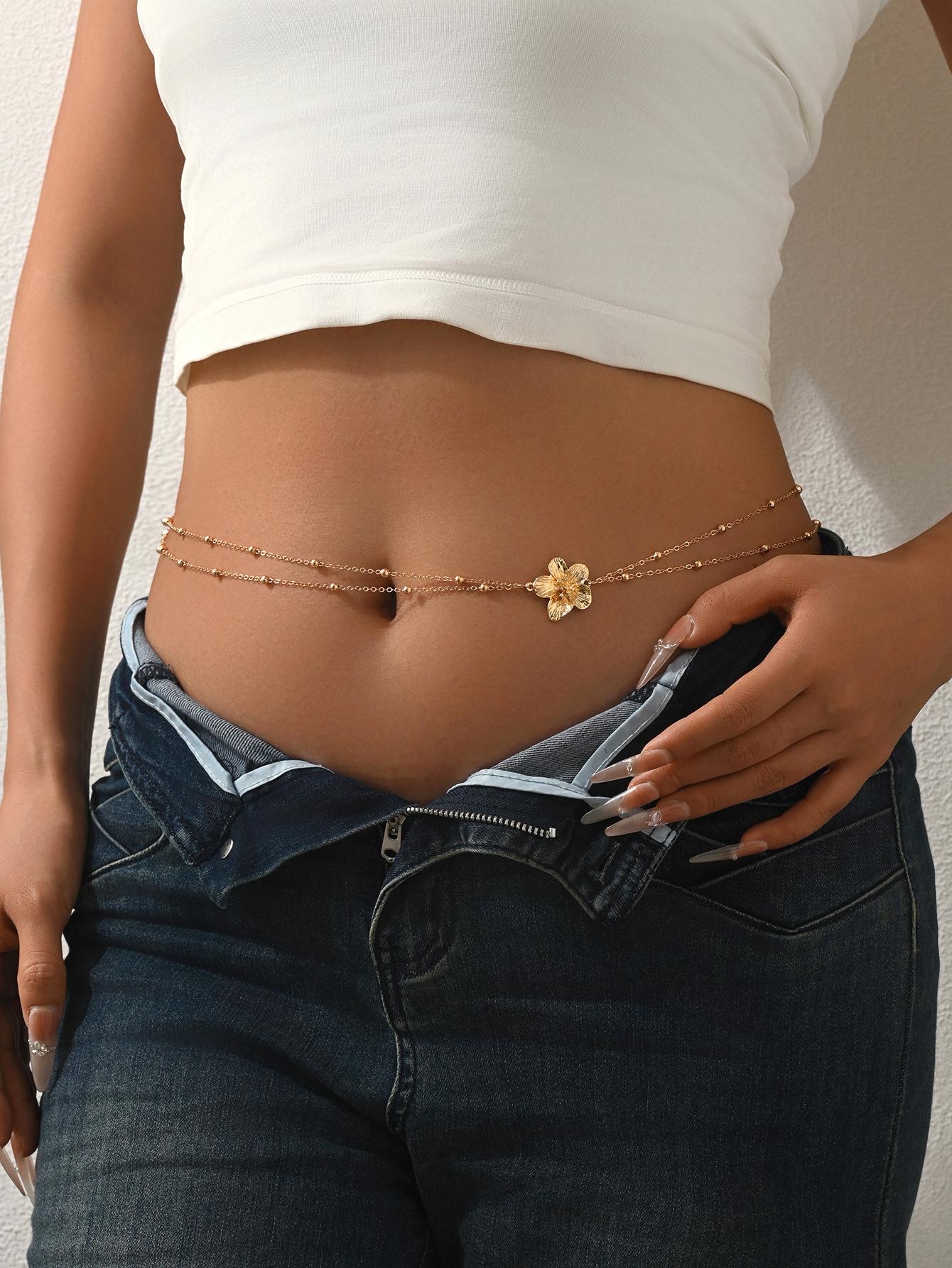 New summer beach girl bikini accessory - beach vacation shell and star belt for women