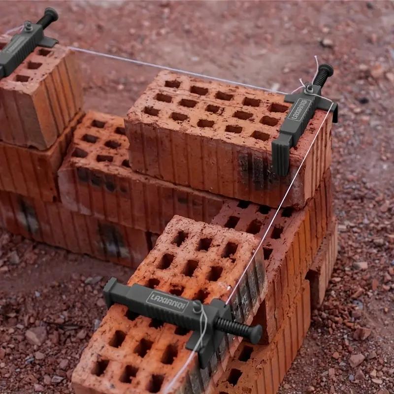 Brick Lining String Line Tool, Adjustable Level Measuring Line Clip for Construction Lighting Fixtures, Drawer Fixed Brick Line Clamp