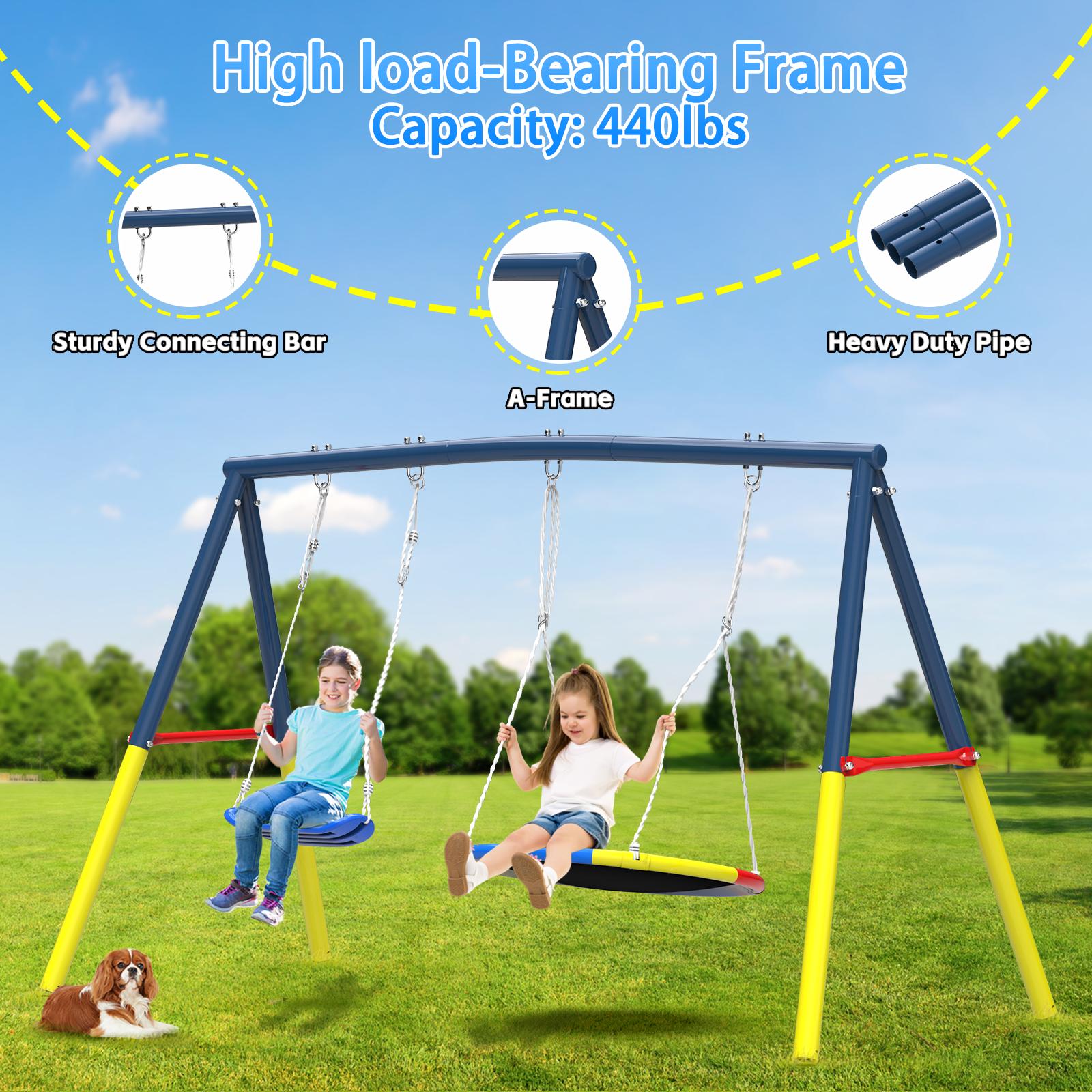 Mersco 10-16FT Heavy Duty Trampoline with Enclosure Net & Swing Set Outdoor Big Trampoline for Backyard, Kids Trampoline with Basketball Hoop, 1320LBS Capacity Mersco 10-16FT Heavy Duty Trampoline with Enclosure Net & Swing Set Outdoor Big Trampoline for Backyard, Kids Trampoline with Basketball Hoop, 1320LBS Capacity