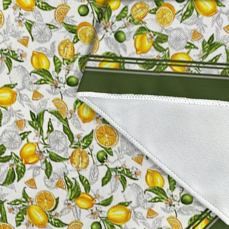 Fresh lemon patterned printed tablecloth, versatile throughout the four seasons, suitable for decorating dining tables and parties in kitchens, hotels, and restaurants, enhancing dining atmosphere, and a must-have for home decoration.