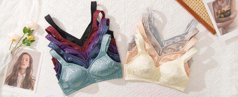 Wingslove Women's Full Coverage Wireless Bras Comfort Minimizer No Padded Supportive Unlined Plus Size Bras