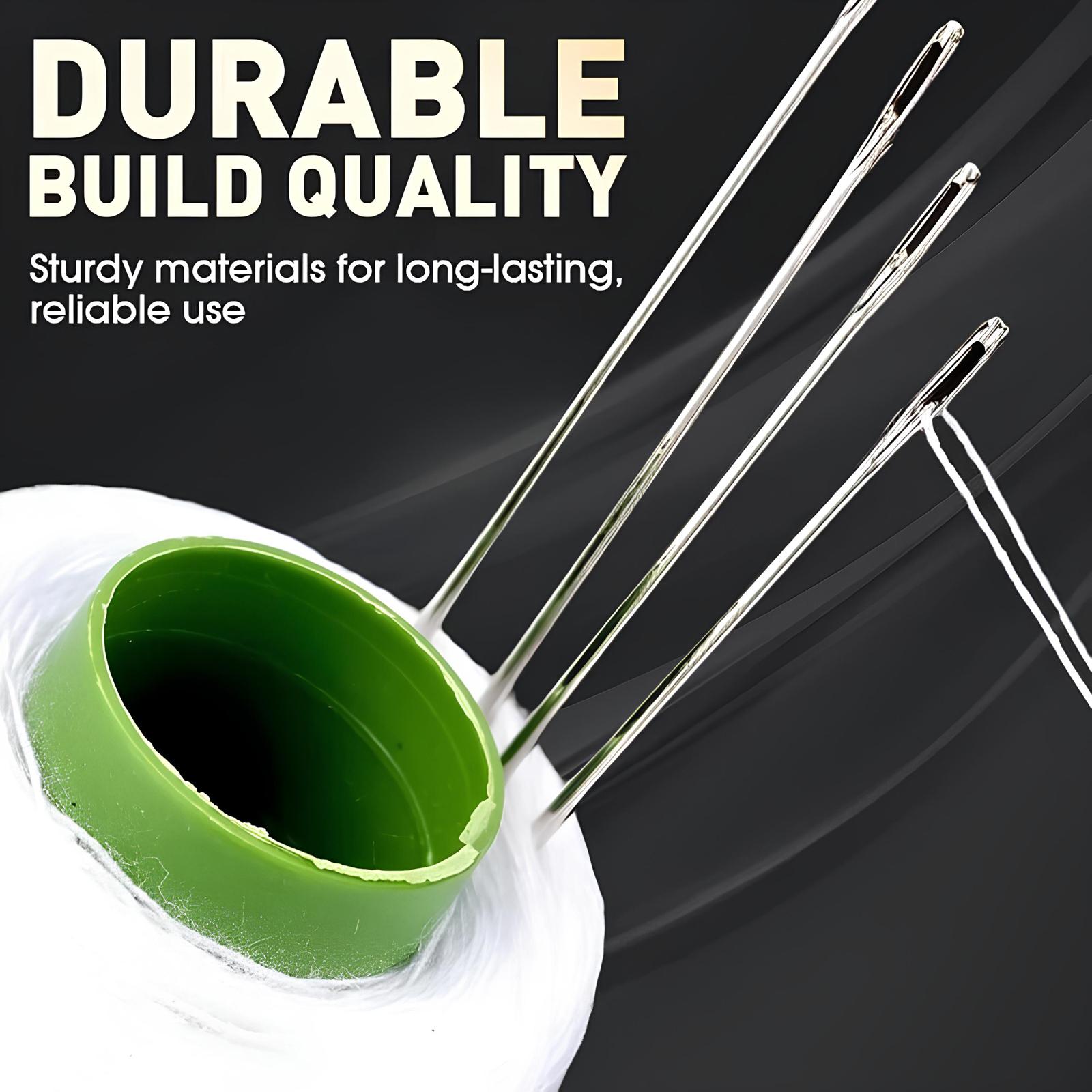 KOMOX 36PCS Sewing Tool Set, Needle Thread Hand Repair Kit for Beginners, Mini Sewing Kit for Mending Clothes, Include 25 Steel Needles, 3 reels of Thread, Seam Ripper, 2 Needle Threader, 2 Thimbles