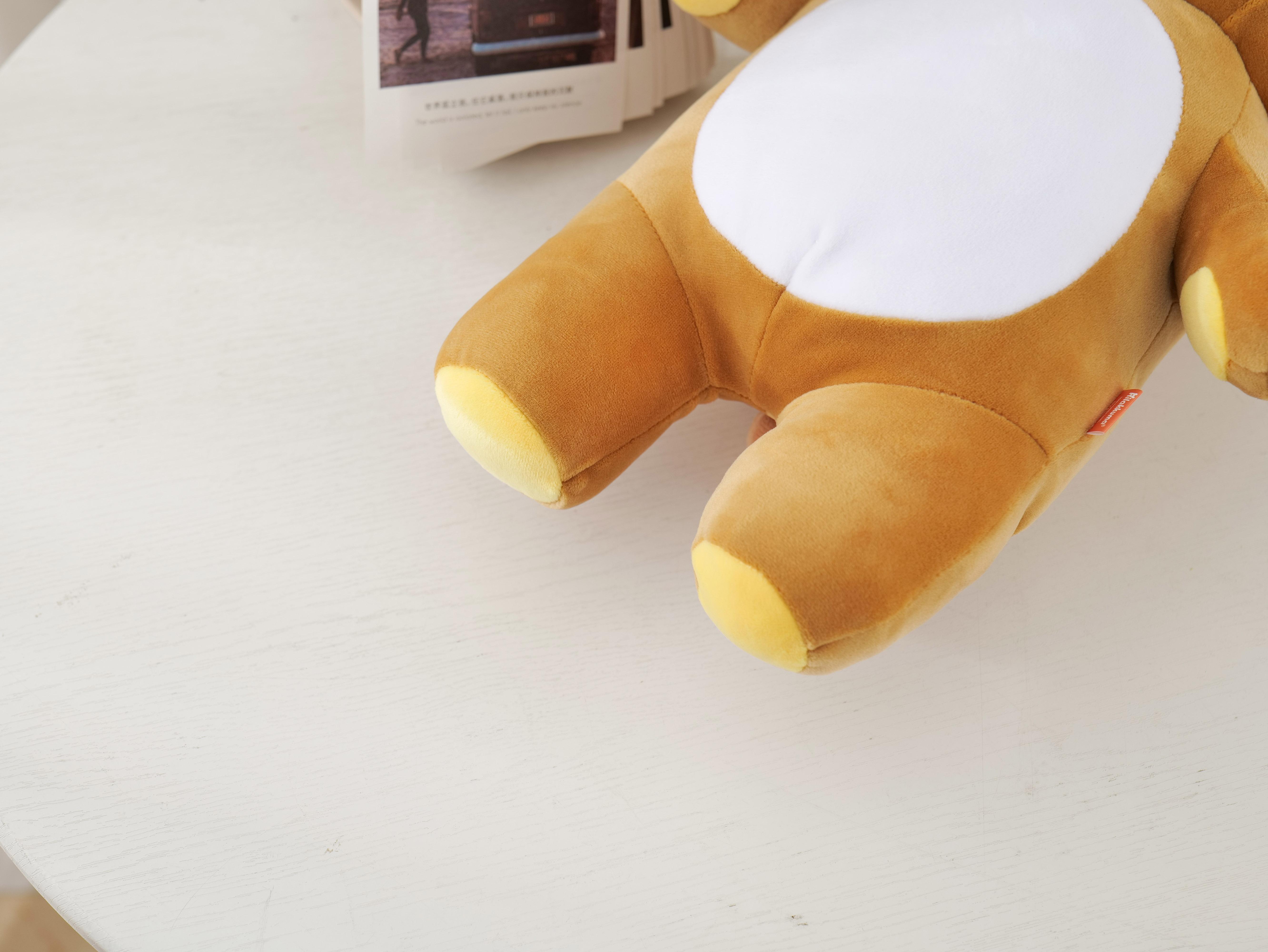 Anime Rilakkuma Cartoon Soft Plush Doll, Kawaii Unisex Room Decor, Classic Teddy Bear Toy, Christmas Gifts for Girls