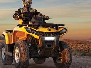 Nilight LED Light Bar 13.5Inch Triple Row Spot Flood Combo 96LEDs Lights Driving Light for Off-Road Truck SUV ATV UTV Automotive  dealsforyoudays