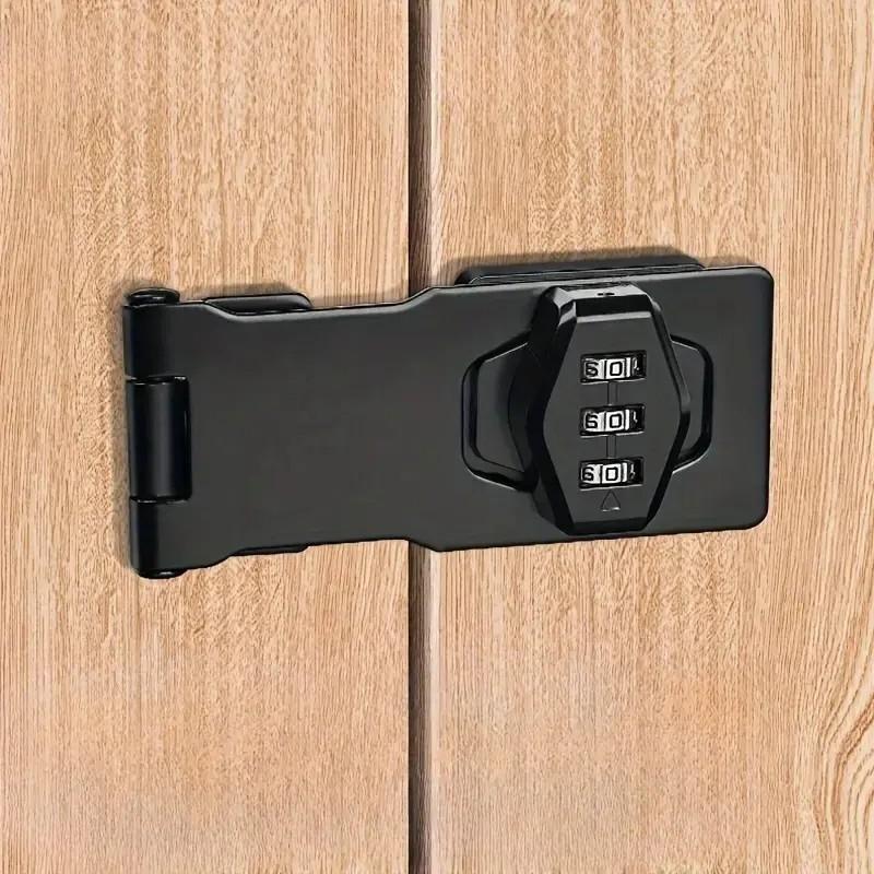 Durable Iron Mechanical Password Lock, Keyless Rotating Latch, Suitable for Home, Mailbox, Garden, Bathroom, Pet Door, File Box, Cabinet