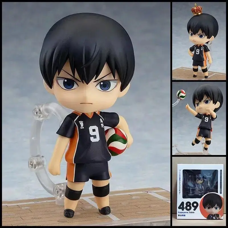 Hot Anime Haikyuu 489# Tobio Kageyama 1411# 461# Hinata Shoyo Figures Decoration Statue Collection Movable Model Doll Toy Gift