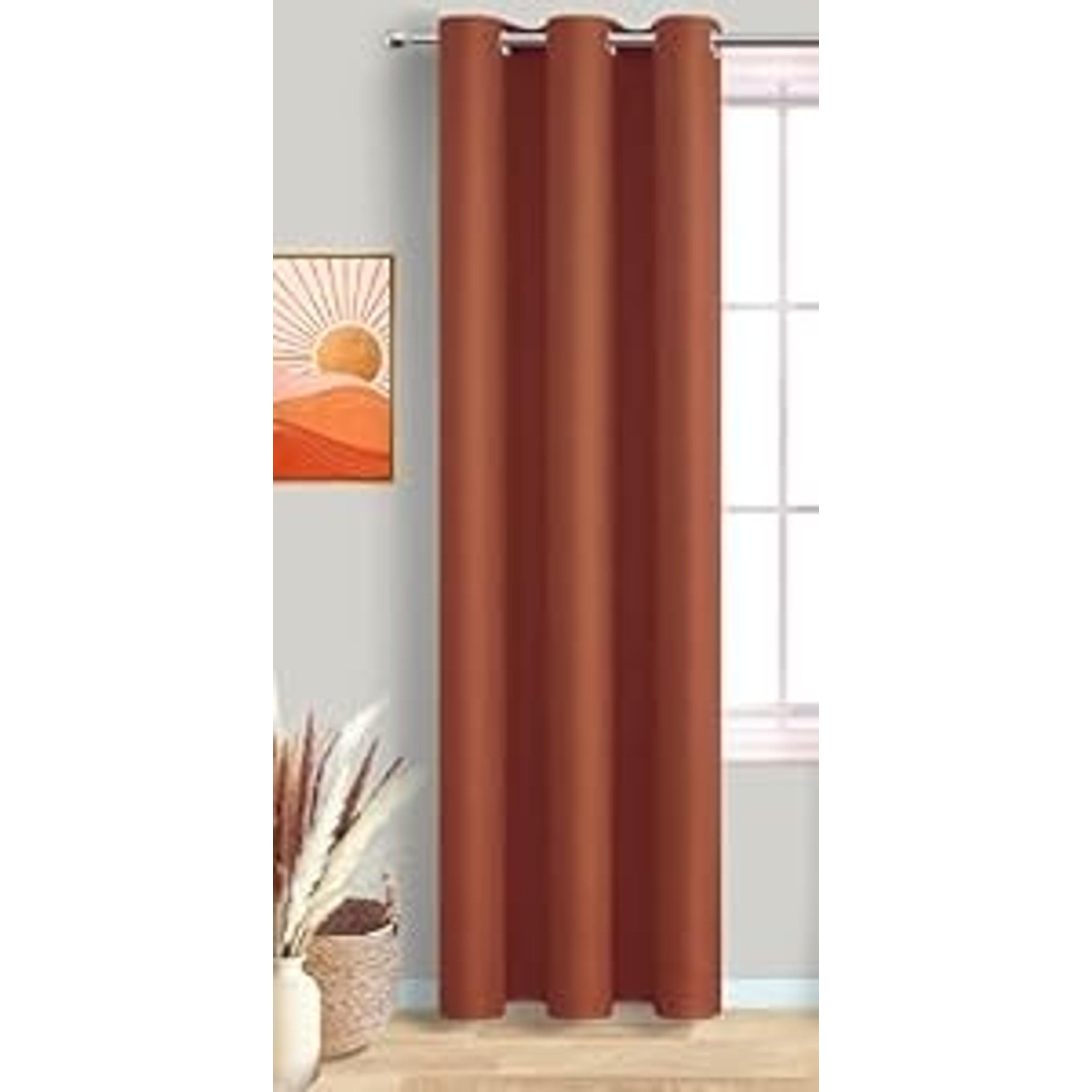 Orange Boho Fall Curtains for Living Room, Autumn Harvest Decor Retro Tangerine Mid Century Modern Grommet Voile Sheer Drapes for Bedroom, Bold Eclectic Window Panels 84 Inches Long, 2 PanelsGift