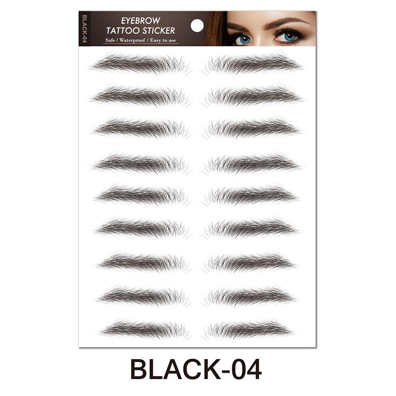 Eyebrow Tattoo Sticker, Quick Application, Natural Look, Multi-Pack, Easy Brow Lift, Create Realistic Makeup, Waterproof Temporary Tattoos, Ephemeral Tattoos