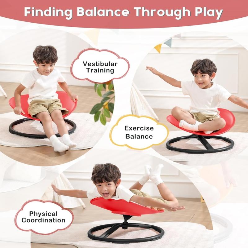 Circular Rotating Sensory Integration Training Chair, Ideal for Balance & Body Coordination, Perfect for Children & Teenagers Growth