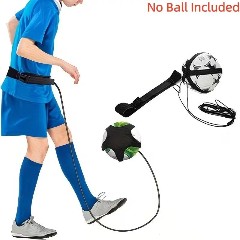 Adjustable Soccer Kicking Trainer, Ideal for Solo Practice, Durable Nylon Material, Perfect for Teens and Adults, No Ball Included
