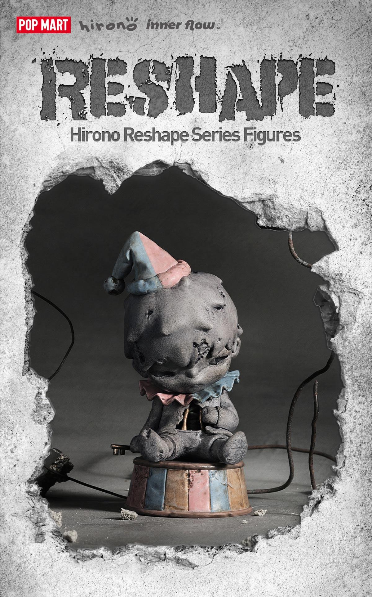 POP MART HIRONO Reshape Series Figures, Blind Box, Mystery Box