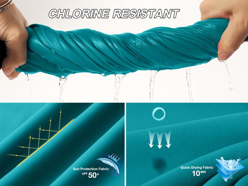 G Gradual Women's Swim Board Shorts with Pockets 9" Long High Waisted Knee Length Stretchy Trunk Beach Swimming Shorts for Women with Liner Swimmingshorts Activewear G Gradual Women's Swim Board Shorts with Pockets 9" Long High Waisted Knee Length Stretchy Trunk Beach Swimming Shorts for Women with Liner Swimmingshorts Activewear