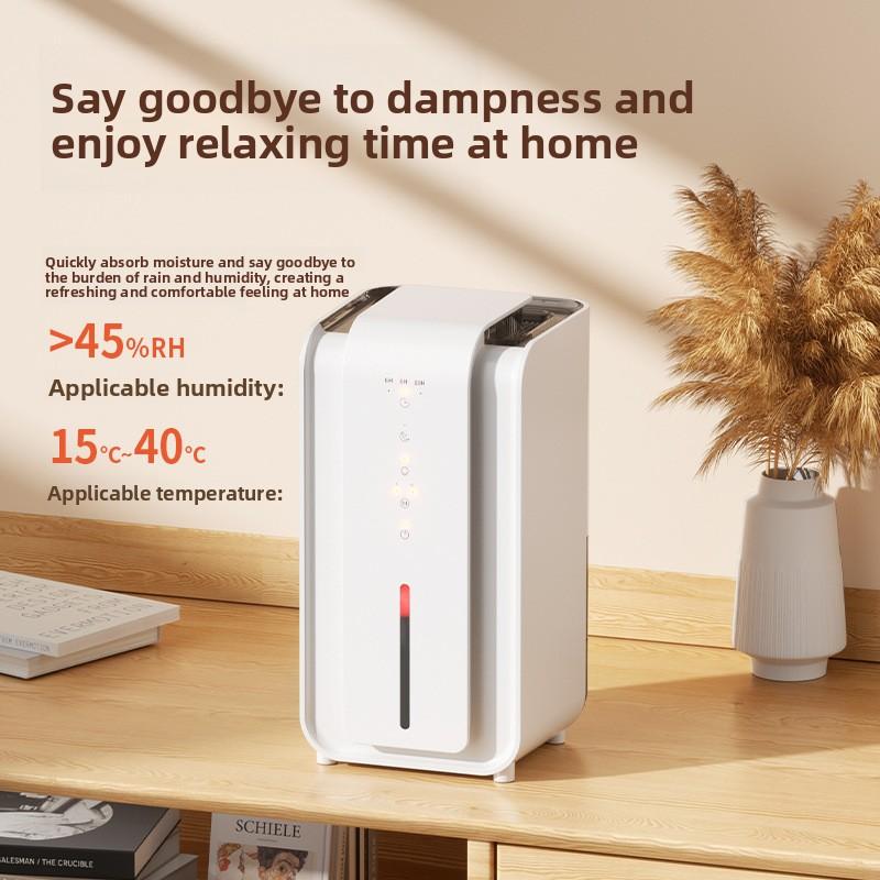 Touch Screen Silent Home Dehumidifier Negative Ion Air Purify Dryer for Bedroom Basement