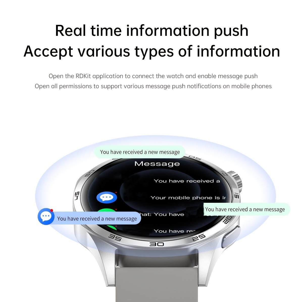 Watch6 Pro smart watch, 1.53-inch touch screen wireless calling, with over 100 sports modes and watch faces, AI voice assistant, compatible with Android and iPhone watches, fitness watch wearable device, Milanese stainless steel strap waterproof watch.