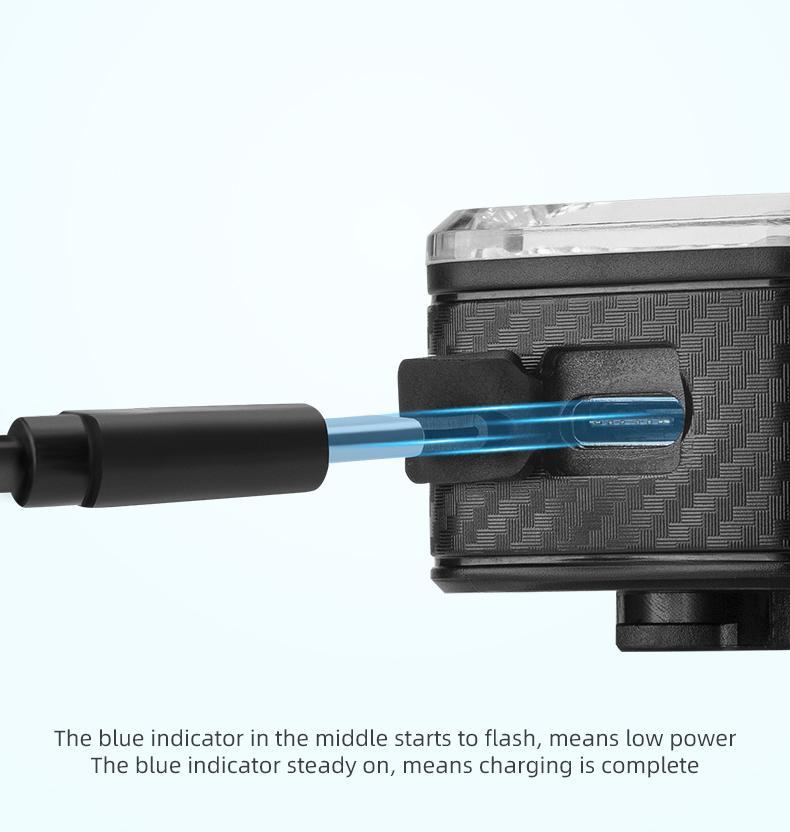 ROCKBROS Bike Tail Light Q2 LED Light Waterproof Memory Function Bicycle Rear Light Ultralight 5 Modes ABS Back Safety Taillight Bike Accessories