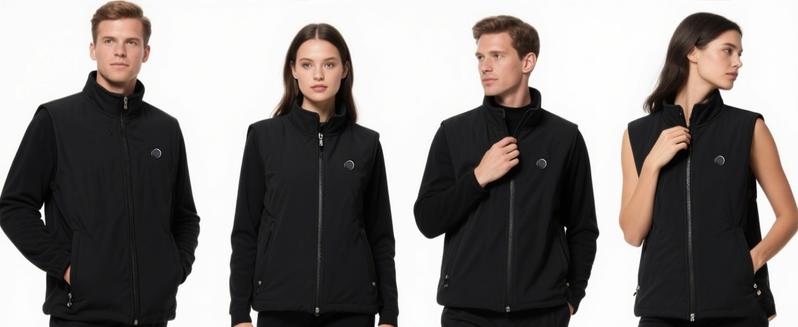 【Includes Power Bank】Norwell Heated Vest Fleece Vest Puffer Vest Women Sleeveless Zip Up Outerwear Stand Collar Quilted Vest Warm Winter Jackets Coats with Pocket