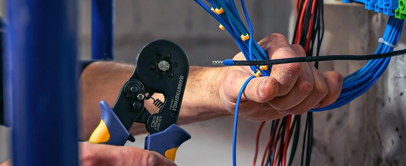 haisstronica Wire Ferrule Crimping Tool, AWG 23-10 Self-adjusting Hexagonal Crimper, Ratchat Ferrule Terminals Plier for Wire Terminals Cables End-sleeves,Father's Day Gift