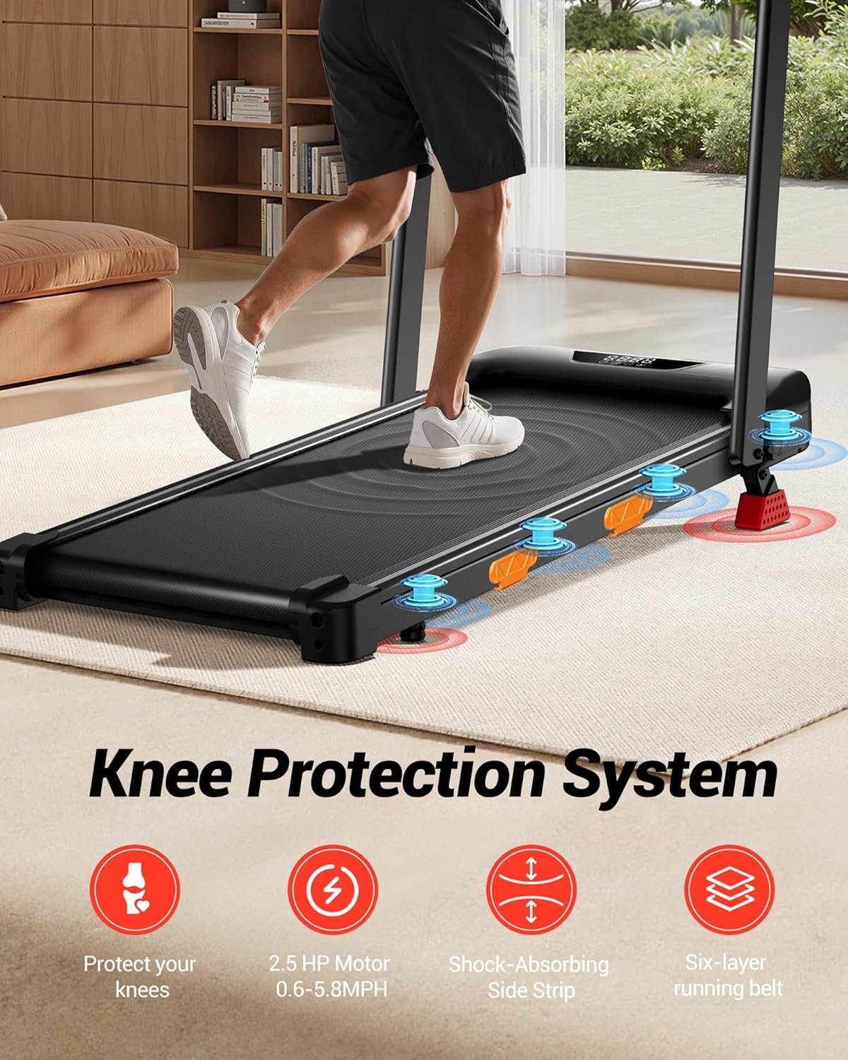 3-in-1 Foldable Treadmill with 300 LBS Capacity, 15% Walking Pad Treadmills for Home and Office, 2.5 HP Under Desk Treadmill with Quiet Brushless 3-in-1 Foldable Treadmill with 300 LBS Capacity, 15% Walking Pad Treadmills for Home and Office, 2.5 HP Under Desk Treadmill with Quiet Brushless