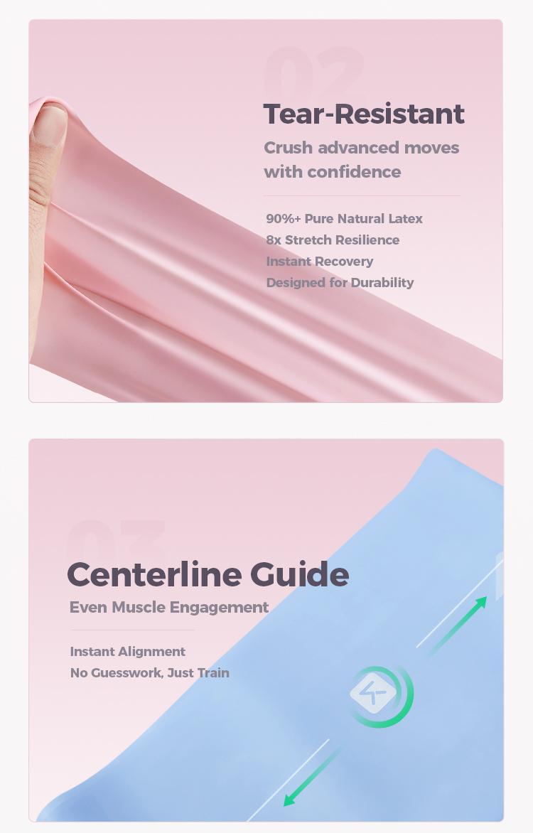 KEEP  Resistance Band, Professional Resistance Bands, Elastic Band, Work Out Bands, Stretch Bands for Working Out Women or Men, Exercise Bands Set for Physical Therapy, Yoga, Pilates