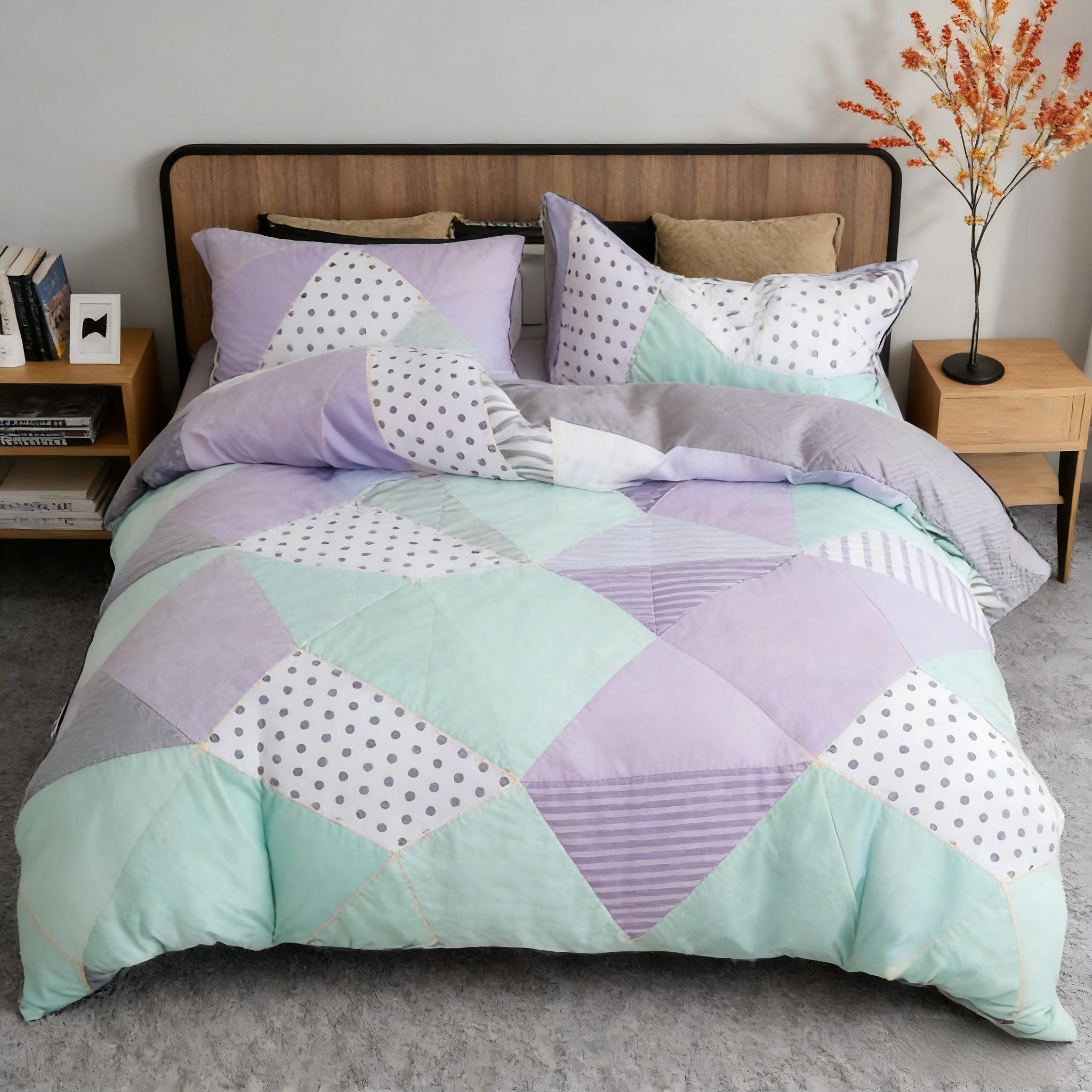 Geometric Pattern Bedding Set, Decorative Bedding Set, Modern Bedroom Fashion Decor, Soft Comfortable Fabric, Cozy Sleep Experience, Home Interior Design