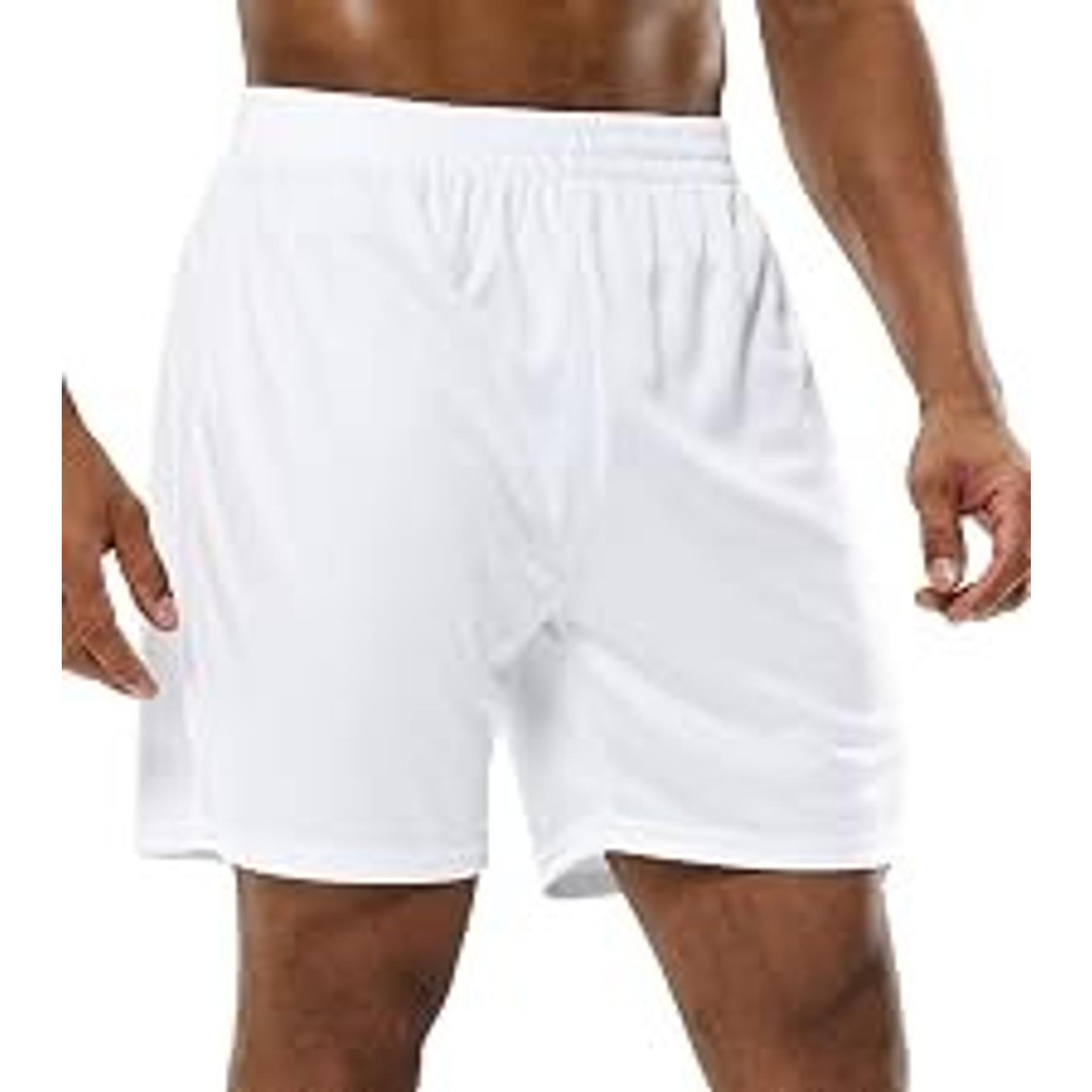 Men's Pocketless Soccer Shorts - Quick Dry Athletic Basketball Apparel | 100% Recycled Polyester, Lightweight Stretchy Knit, Soft No-Pocket/No-Liner Design, Elastic Waist with Inner DrawstringGift
