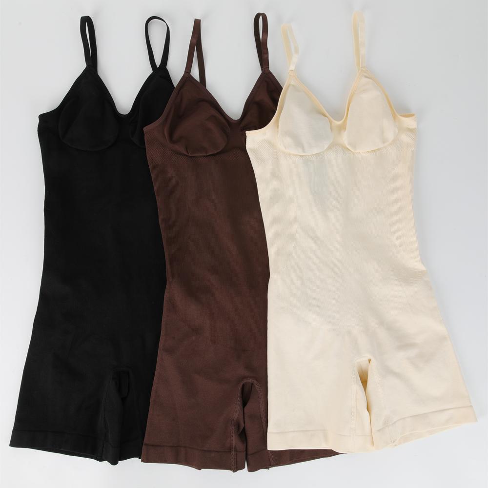 Backless Shapewear Bodysuit for  Low Back Tummy Control Butt Lifting Full Body Shaper  Body Suit Womenswear Basic Minimalist