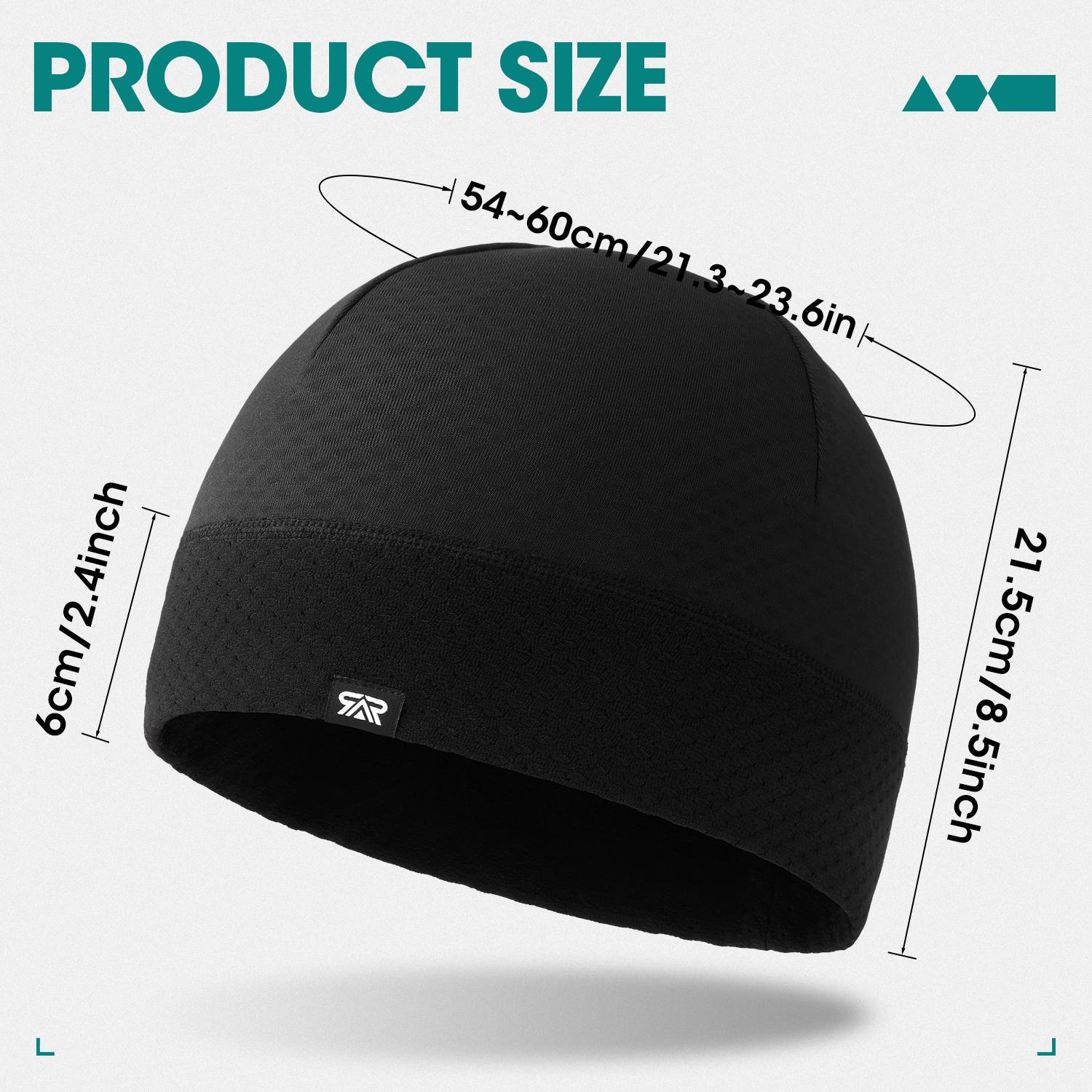 Unisex Winter Warm Skull Cap for Men Women,Lightweight Beanie Cycling Hat Breathable Helmet Liner, Multifunctional Skull Caps