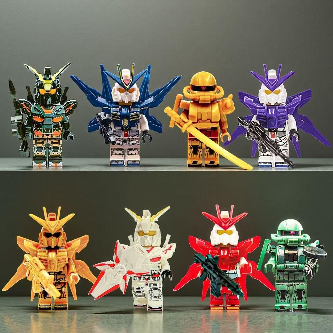 Compatible Lego Minifigure Wooden Future Knight Armor Tech Special Forces Mech Phantom Ninja Action Figure Set! 2026 Trendy Toy Gift!