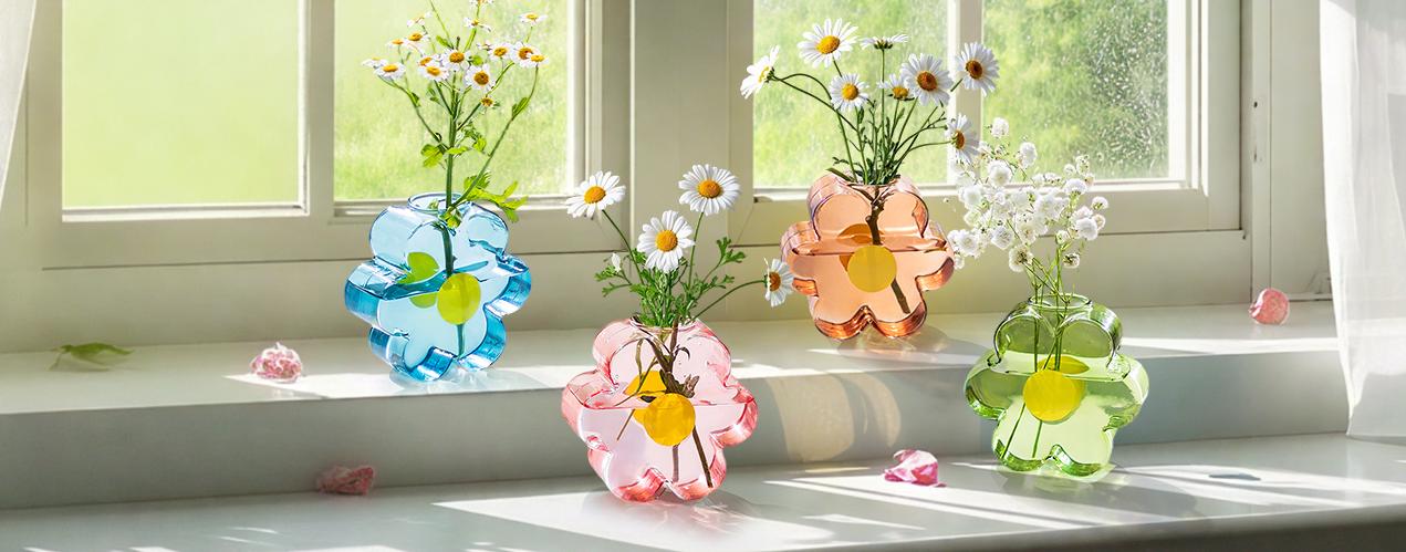 Bud Vases for Flowers: Colorful mini Vase Set Girly Home Shelf Decor - Cute Glass Vases for Centerpieces Modern Artistic Living Room Office Bedroom Baby Shower Bud Vases for Flowers: Colorful mini Vase Set Girly Home Shelf Decor - Cute Glass Vases for Centerpieces Modern Artistic Living Room Office Bedroom Baby Shower