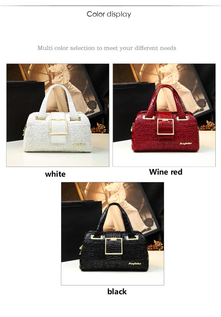 2026 New Bordeaux Boston Bag, Lace Crocodile Texture Embossed Pillow Bag, Luxury Handbag for Women, Crossbody Shoulder Bag