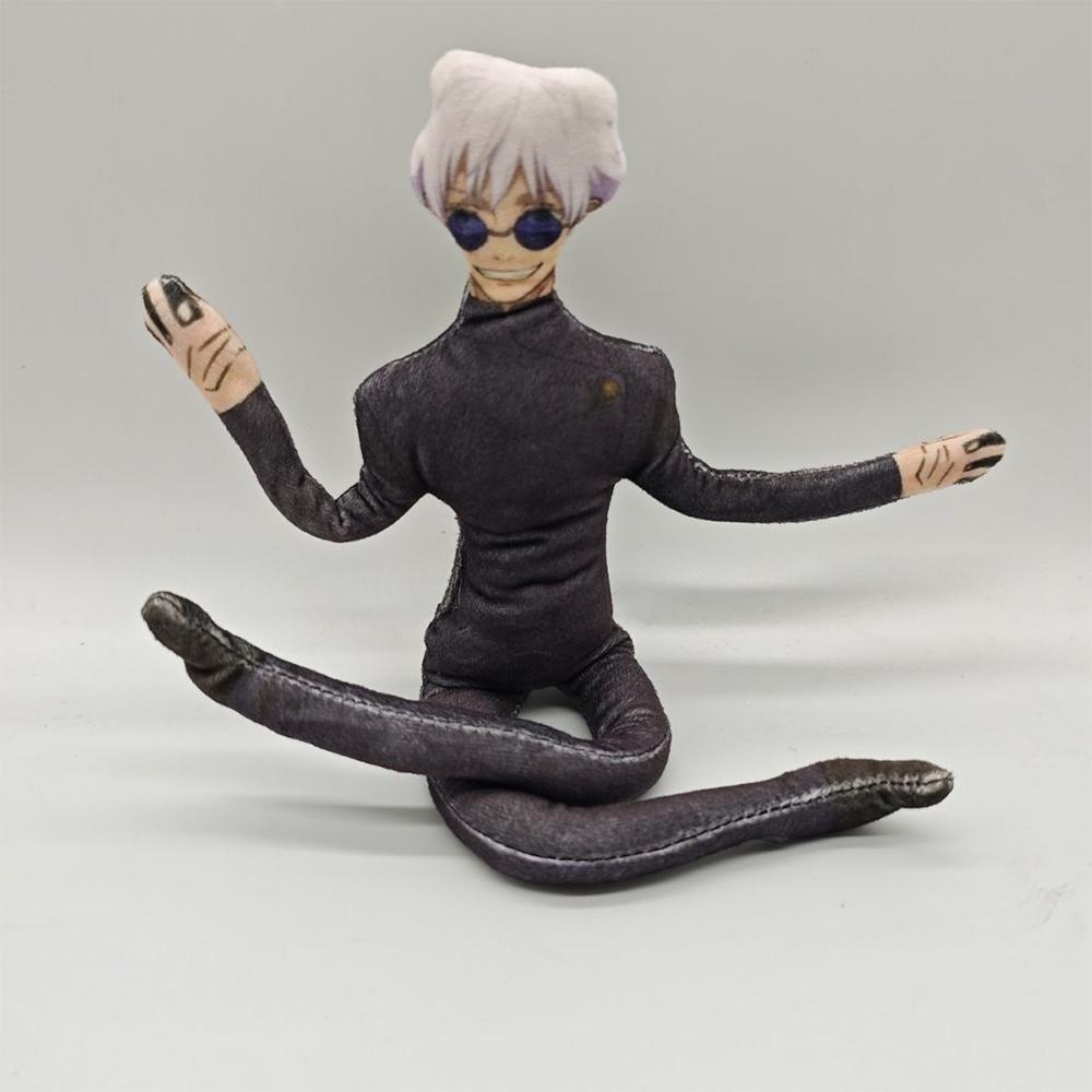 JJK Anime Plush Dolls (Gojo Satoru, Geto Suguru, Ryomen Sukuna, Itadori Yuji, Fushiguro Megumi, Inumaki Toge, Fushiguro Toji) - 38cm Slender Twistable Unique Shape Stuffed Toys, No Battery Needed, House Decoration, Birthday Gift for Anime Fans, Unisex, Po