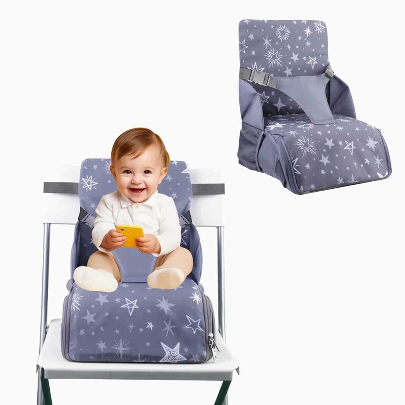 Multifunctional Large Capacity Shoulder Bag for Moms, Portable Travel Bag with Baby Seat Function, Table Chair Option