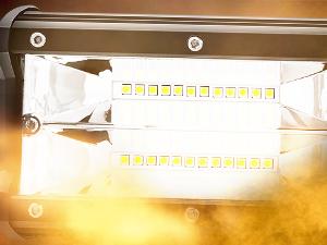 Nilight Side Shooter LED Light Bar 2PCS 5.5Inch Quadruple Row Spot Flood Combo Lights – With Wiring Harness Kit for Fog Driving Work Light on Truck SUV ATV UTV dealsforyoudays