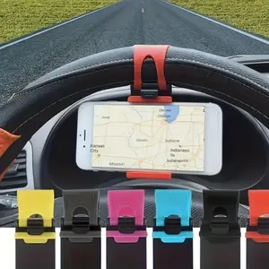 Upgrade Your Driving Experience With A Universal Car Steering Wheel Phone Holder, Car Phone Stand!