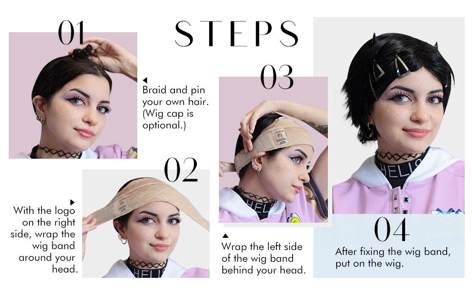 Dreamlover Wig Grip Band for Lace Front Wigs, Adjustable Elastic Wig Grip Headband Wig Band for Women SpringStatements