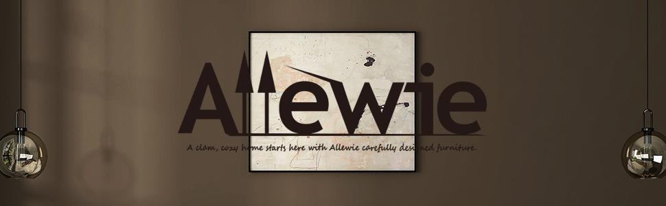 Allewie Queen/king Size Platform Bed Frame with Iron Piece Decor, 【Frame Only No Mattress】Faux Leather Upholstered Bed with Curved Adjustable Headboard, Wooden Slats Support, No Box Spring Needed, Modern Style, White/Black,#TikTokShopBacktoSchool