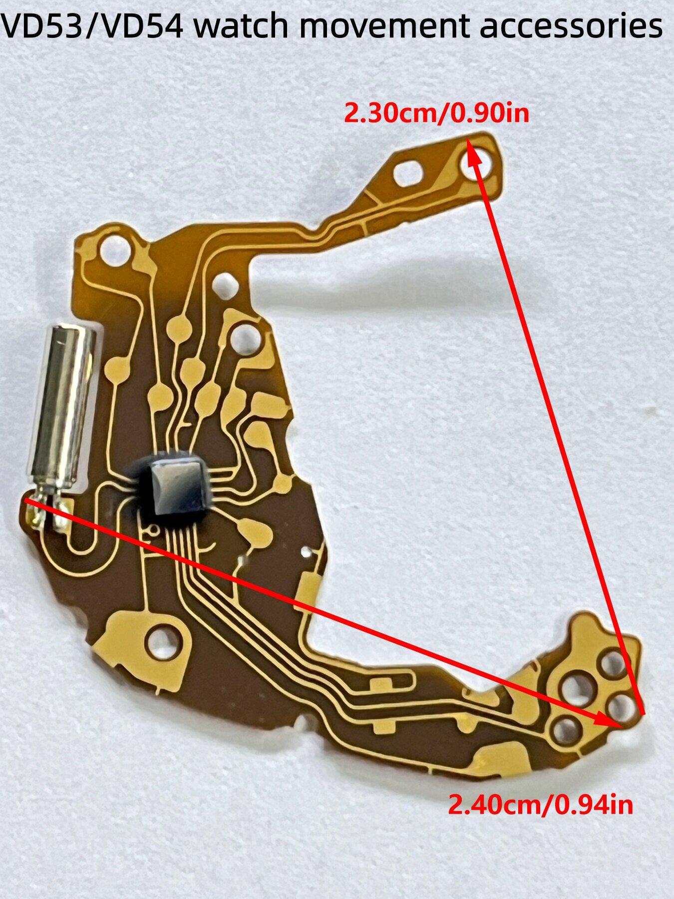 1pcs Quartz Watch Movement Vd53/vd54 Compatible Parts, Essential Replacement Component for Precision Timekeeping, Durable & Reliable Design