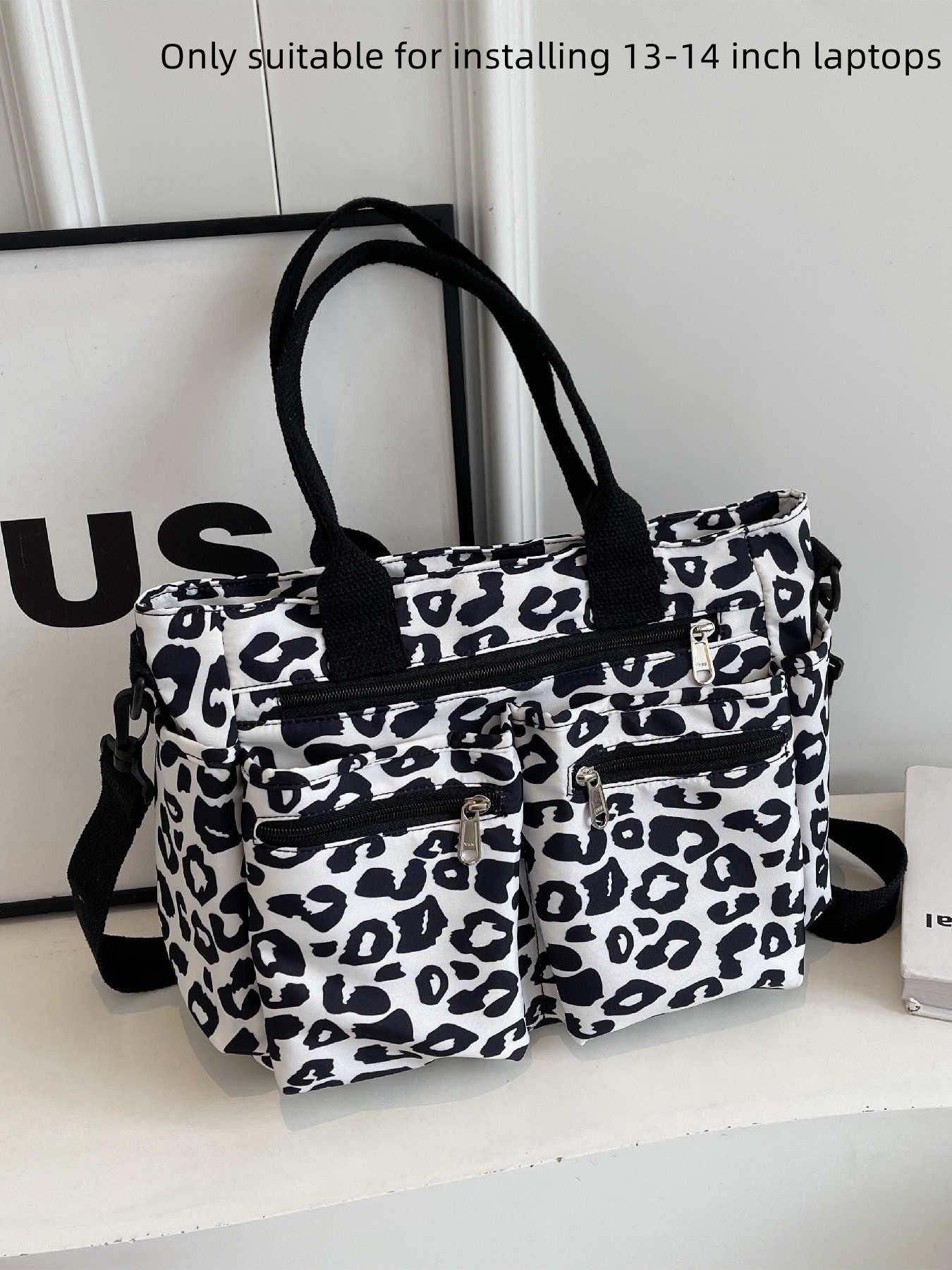 25 fall&winter Women's Casual Solid Color Zipper Crossbody Bag, Large Capacity Multi-pocket Design Portable Shoulder Bag for Daily Used, Girl Fashionable Shopping Bag