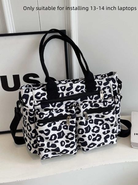 25 fall&winter Women's Casual Solid Color Zipper Crossbody Bag, Large Capacity Multi-pocket Design Adjustable Crossbody Shoulder Portable Shoulder Bag for Daily Used, Girl Fashionable Shopping Bag