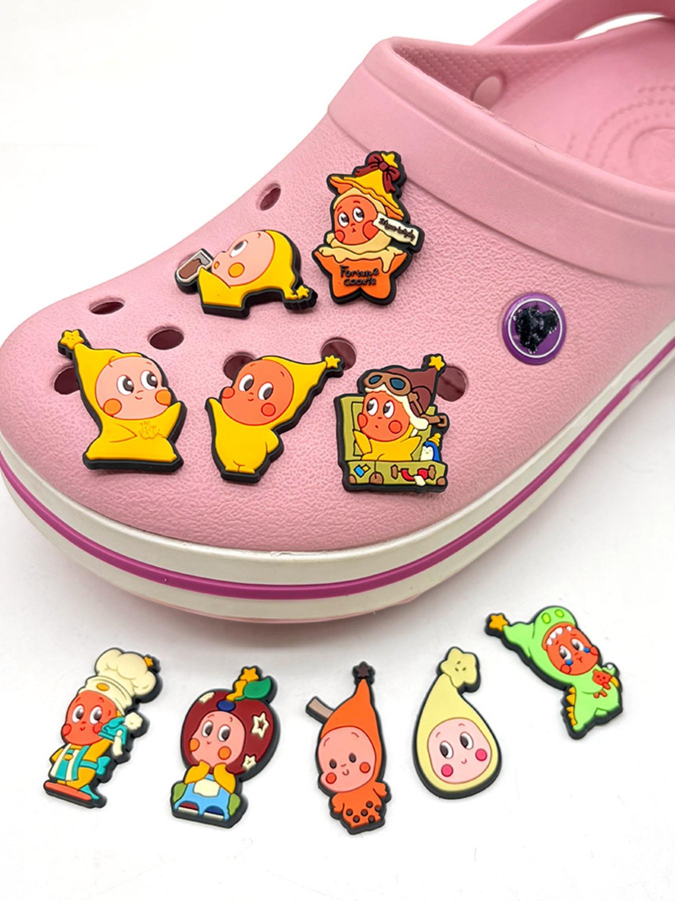 Star Person Twinkle Twinkle PVC Cartoon DIY Shoe Buckle Decor, Classic Sandal Decoration, Family Party Gift, All Seasons