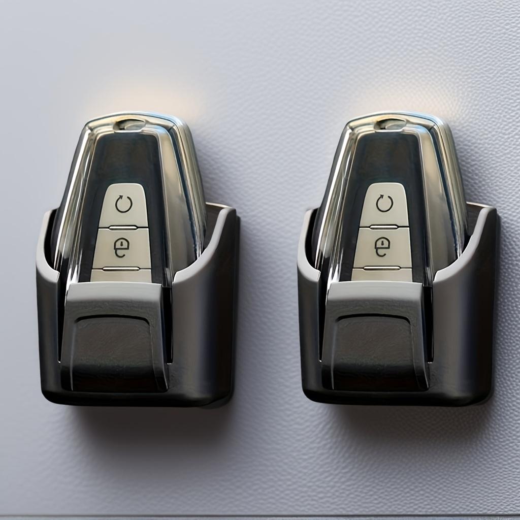 2pcs/1pc Key Storage Box, Multifunctional Console Organizer And Remote Control Holder, Suitable for Most Car Models, Automotive Additions, Vehicle Organization, Functional Stand, Space-Saving Storage, Smooth Surface, Durable Plastic