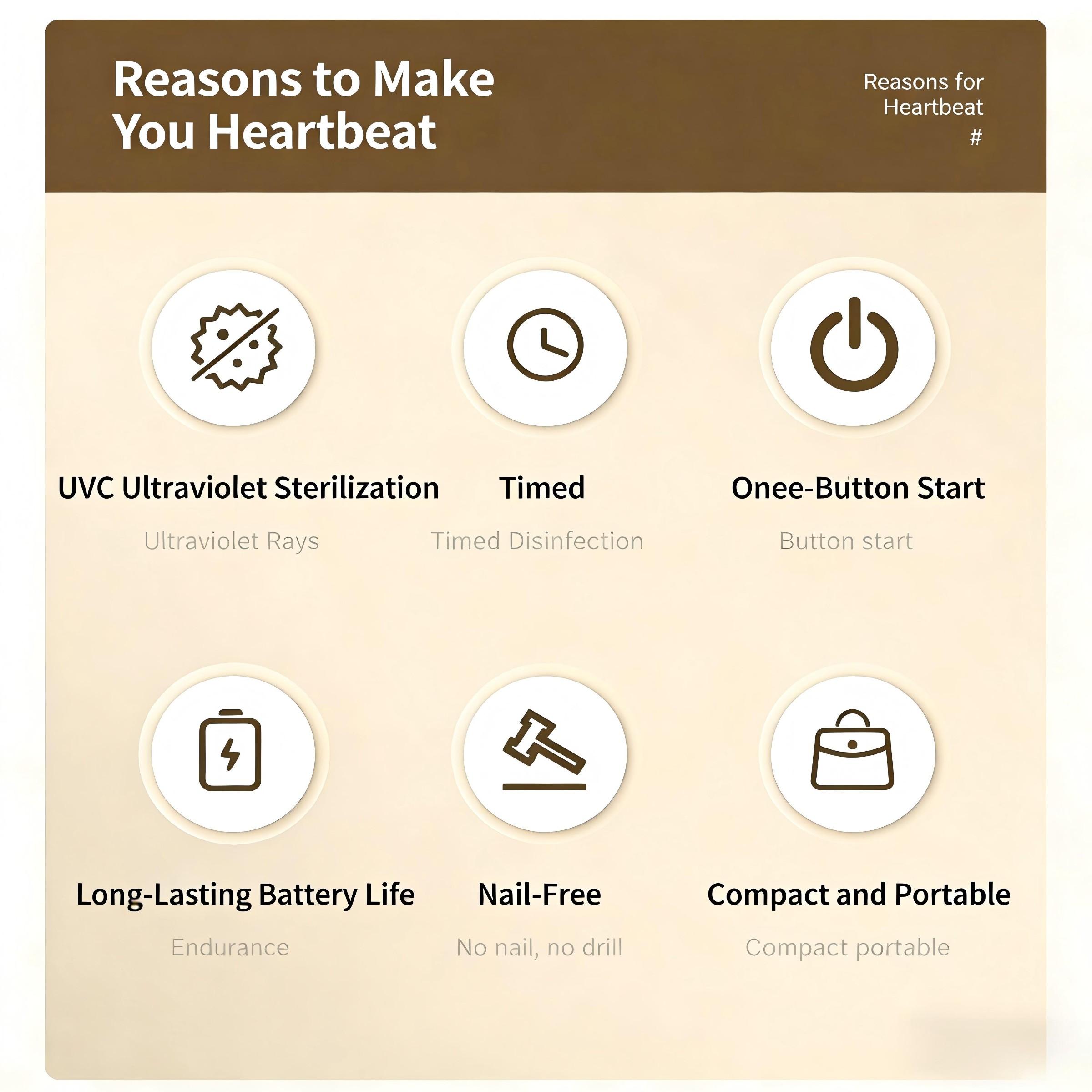 Home Smart Sensor Toothbrush Disinfector Box, UV Sterilization Toothbrush Holder, Automatic Drying Toothbrush Cleaner