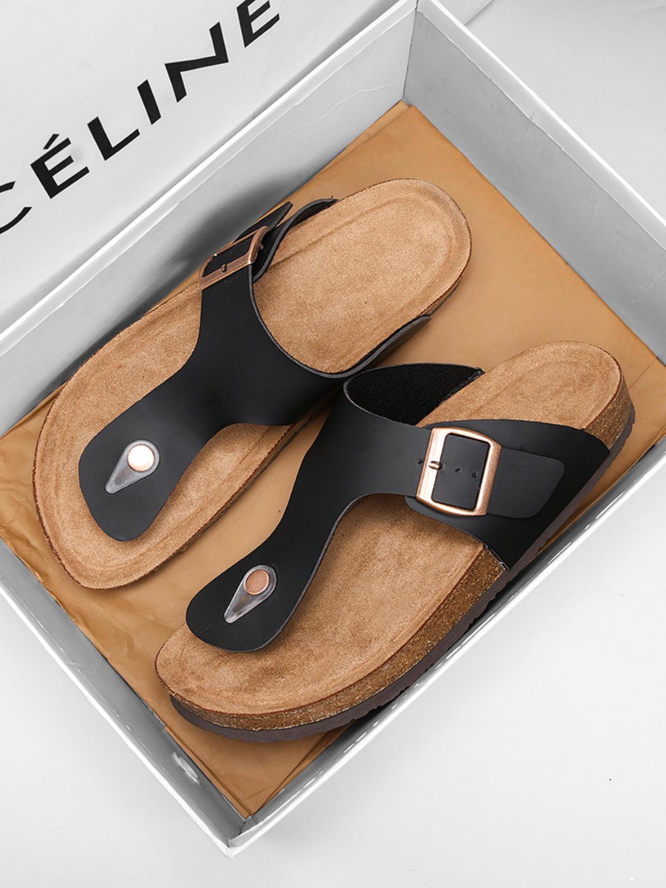 Softwood Mule Sandals Vintage Strap Design, Unisex Beach Slippers, Trendy Footwear for Men and Women, Comfortable and Stylish