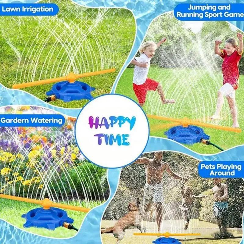 Water Sprinkler for Kids, 360 Degree Rotating Outdoor Water Toy, Garden Beach Sprinkler, Kids Bath Play Toy, Birthday Gifts, Fun and Interactive