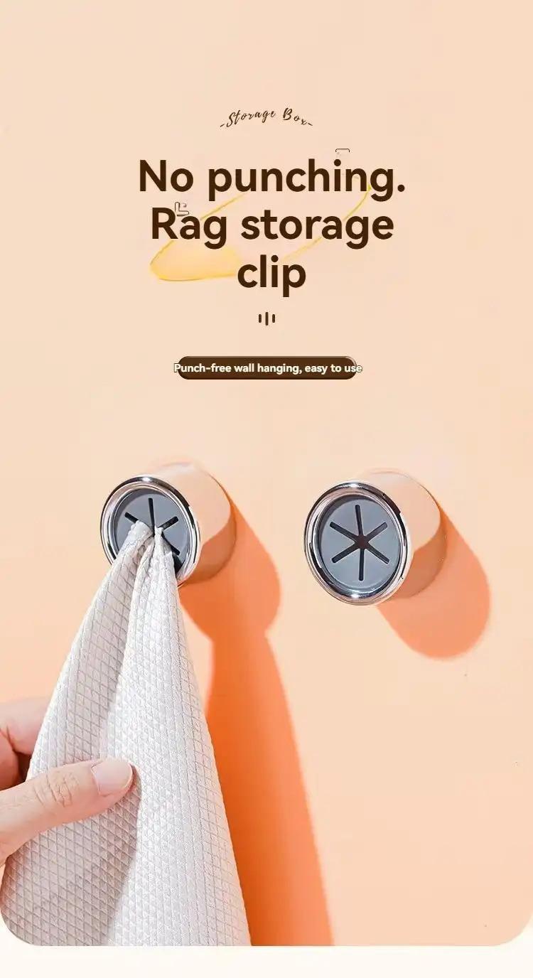 10pcs Strong Suction Cup Hooks, No Nail Trace Bathroom Kitchen Towel Bathrobe Hanger, Creative Wall Hanging Storage Organizer