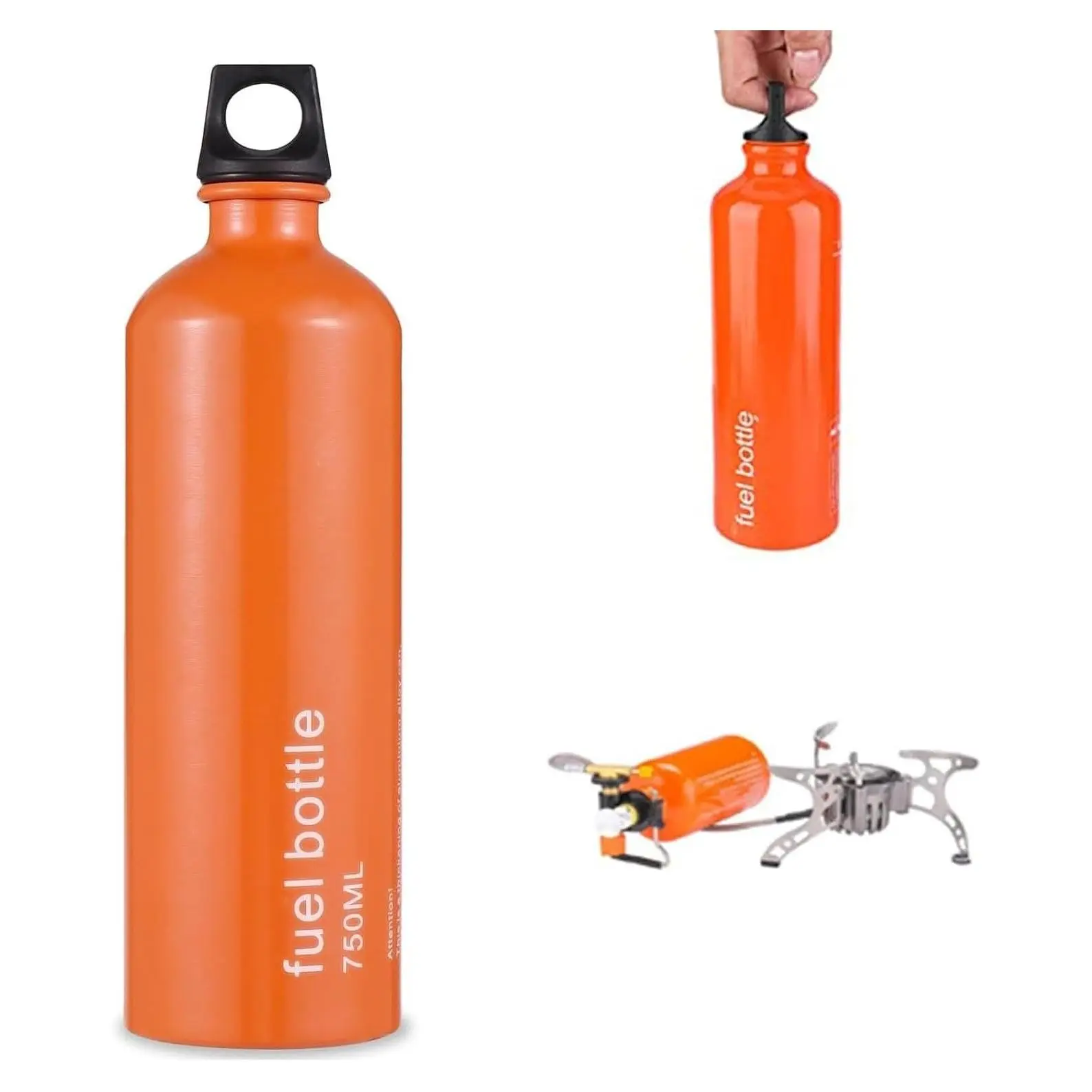750ml Aluminum Fuel Bottle - Leak-Proof Camping Fuel Container with Durable Construction for Outdoor UseGift