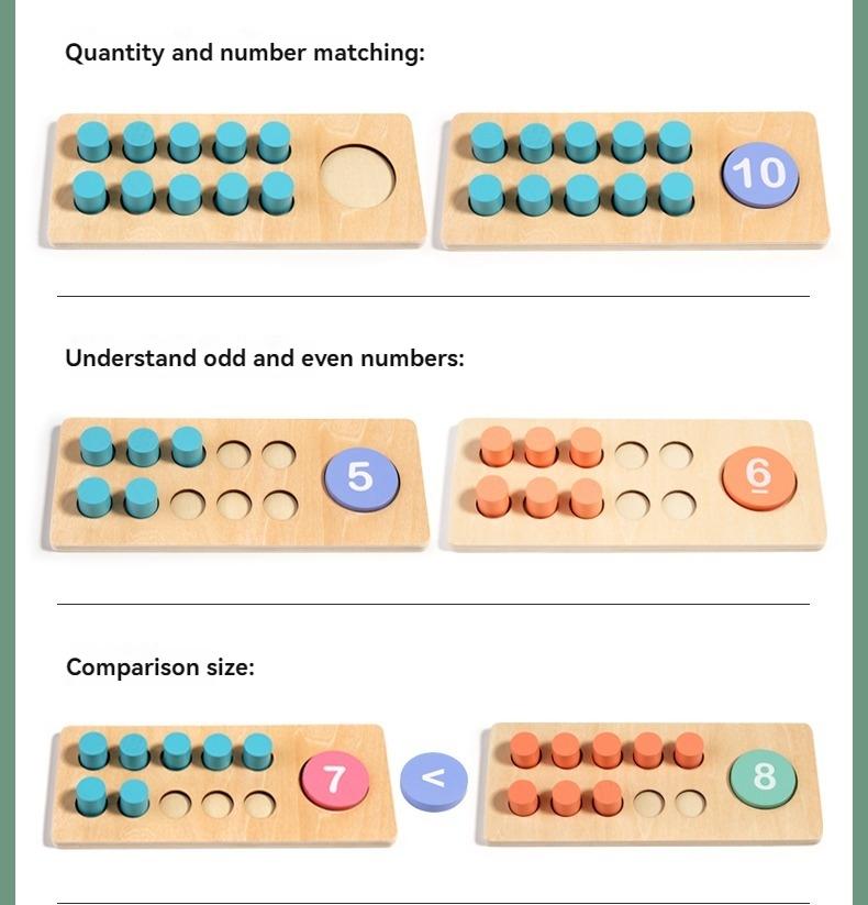 Educational Toy for Young Learners, Basic Arithmetic Learning Tool, Fun Math Games & Activities, Child Development Aid, Math Learning Tools